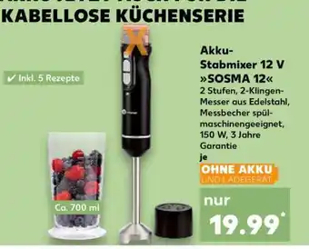 Kaufland Akku-Stabmixer 12 V SOSMA 12 Angebot