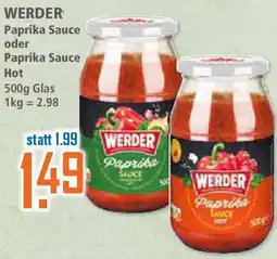 Klaas und Kock WERDER Paprika Sauce oder Paprika Sauce Hot Angebot