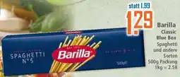 Klaas und Kock Barilla Classic Blue Box Spaghetti Angebot