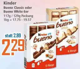 Klaas und Kock Kinder Bueno Classic oder Bueno White 6er Angebot