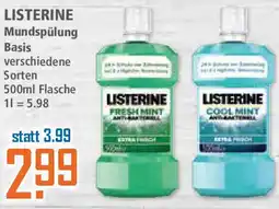 Klaas und Kock LISTERINE Mundspülung Basis Angebot