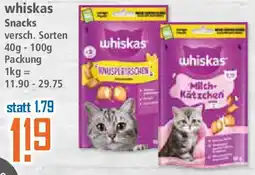 Klaas und Kock whiskas Snacks Angebot