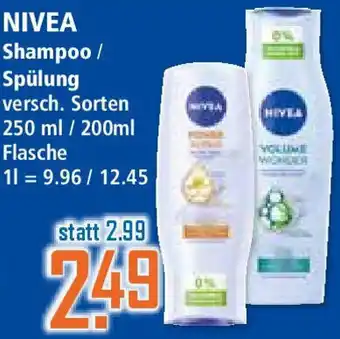 Klaas und Kock NIVEA Shampoo / Spülung Angebot