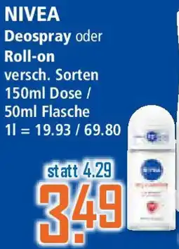 Klaas und Kock NIVEA Roll-on Angebot