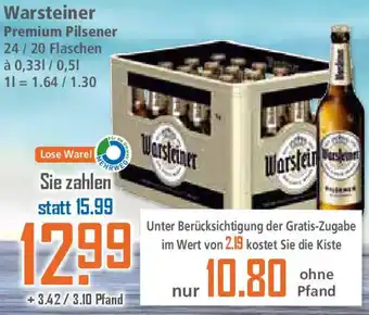 Klaas und Kock Warsteiner Premium Pilsener Angebot