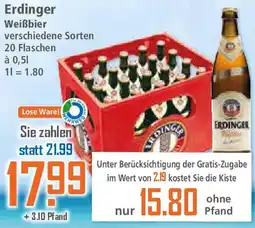 Klaas und Kock Erdinger Weißbier Angebot