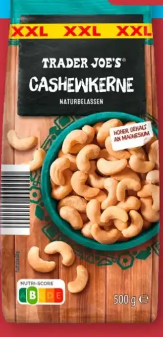 Aldi Nord Trader Joe's Cashewkerne XXL Angebot