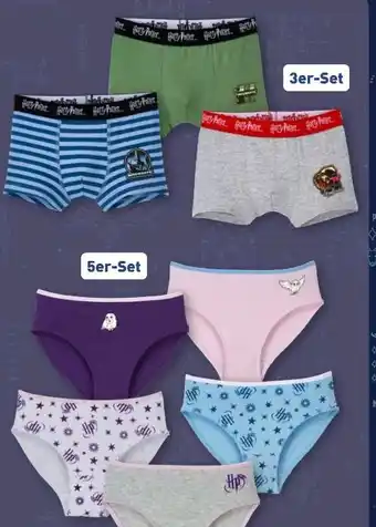 Aldi Nord Kinder Unterwäsche Harry Potter 3er-Set Angebot