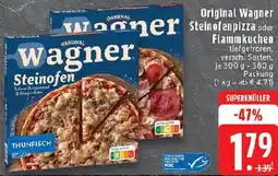 Edeka Original Wagner Steinofenpizza oder Flammkuchen Angebot