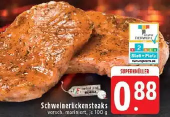 Edeka Schweinerückensteaks Angebot