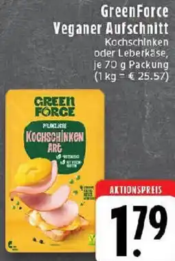 Edeka GreenForce Veganer Aufschnitt Angebot