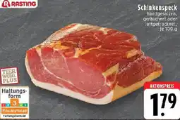 Edeka RASTING Schinkenspeck Angebot