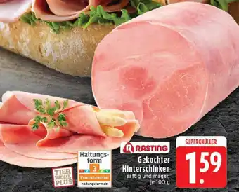 Edeka RASTING Gekochter Hinterschinken Angebot