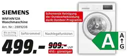 MediaMarkt SIEMENS WM14N12A Waschmaschine Angebot