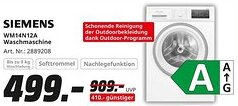 MediaMarkt SIEMENS WM14N12A Waschmaschine Angebot