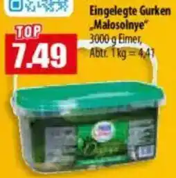 Mix Markt Eingelegte Gurken Malosolnye Angebot
