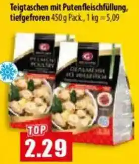 Mix Markt Teigtaschen mit Putenfleischfüllung Angebot