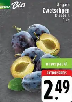 Edeka EDEKA Bio Zwetschgen Angebot