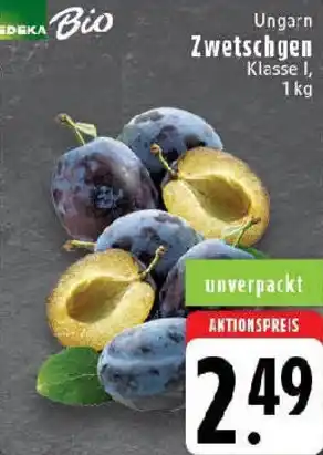 Edeka EDEKA Bio Zwetschgen Angebot
