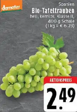 Edeka demeter Bio-Tafeltrauben Angebot