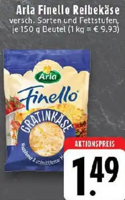 Edeka Arla Finello Reibekäse Angebot