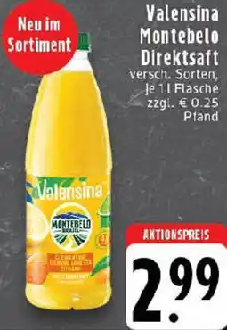 Edeka Valensina Montebelo Direktsaft Angebot