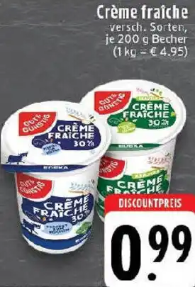 Edeka Gut & Günstig Crème fraîche Angebot