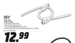 MediaMarkt Isy iuc-5200 usb-c kabel Angebot
