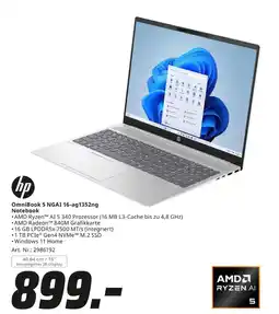 MediaMarkt Hp omnibook 5 ngai 16-ag1352ng notebook Angebot