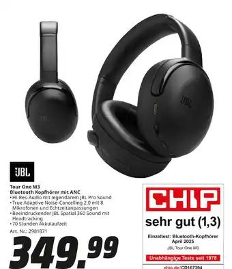MediaMarkt Jbl tour one m3 bluetooth kopfhörer mit anc Angebot
