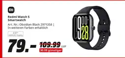 MediaMarkt Xiaomi redmi watch 5 smartwatch Angebot