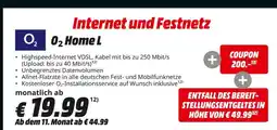 MediaMarkt O2 home l Angebot