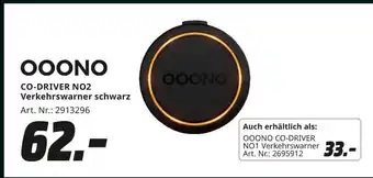 MediaMarkt Ooono co-driver no2 verkehrswarner schwarz Angebot