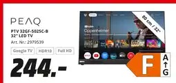 MediaMarkt Peaq ptv 32gf-5025c-b 32 led tv Angebot