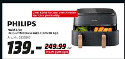 MediaMarkt Philips na352/00 heißluftfritteuse inkl. homeid app Angebot