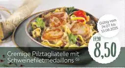 XXXLutz Cremige pilztagliatelle mit schweinefiletmedaillons Angebot