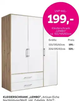 Mömax Kleiderschrank „lembo“ Angebot