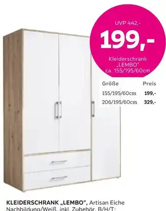 Mömax Kleiderschrank „lembo“ Angebot