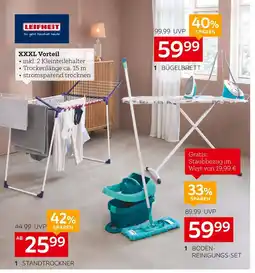 XXXLutz Leifheit bodenreinigungs-set, standtrockner oder bügelbrett Angebot