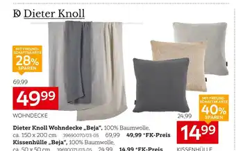 XXXLutz Dieter knoll wohndecke oder kissenhülle Angebot