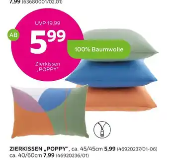 Mömax Zierkissen „poppy“ Angebot