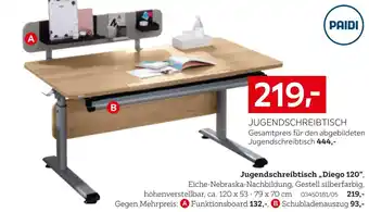 XXXLutz Paidi jugendschreibtisch „diego 120“ Angebot