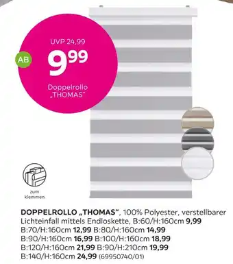 Mömax Doppelrollo „thomas“ Angebot
