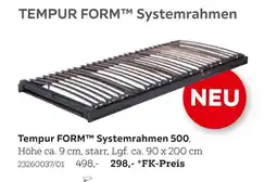 XXXLutz Tempur formtmsystemrahmen 500 Angebot