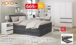 XXXLutz Xora nachtschrank, boxspringbett inkl. bettkasten oder kleiderschrank 3-türig Angebot