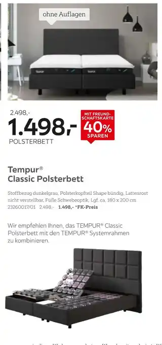 XXXLutz Tempur classic polsterbett Angebot