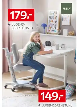 XXXLutz Flexa jugendschreibtisch „study“ oder jugenddrehstuhl „study“ Angebot