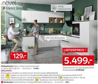 XXXLutz Novel oder dieter knoll einbauküche Angebot
