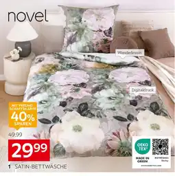 XXXLutz Novel satin-bettwäsche-garnitur „blümi“ Angebot