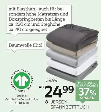 XXXLutz Bio:vio jersey-spannbetttuch „florentano“ Angebot